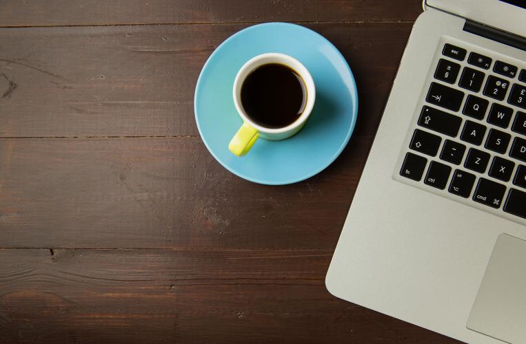 Laptop & Coffee